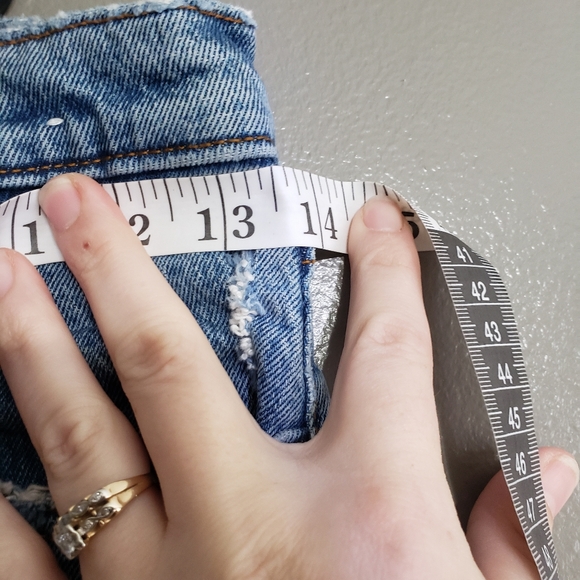 Abercrombie & Fitch 90s Straight Ultra High Rise Jeans Womens Size 4S / 27 - Picture 7 of 11